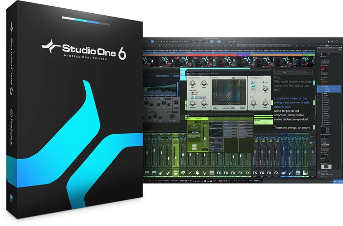 PreSonus Studio One 6 Professional EDU Unlimited Site Professional DAW Software EDU, Unlimited Site-License [Virtual]