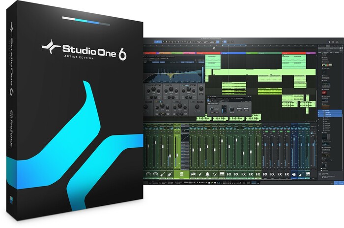 PreSonus Studio One 6 Artist Card DAW Software, Download Card