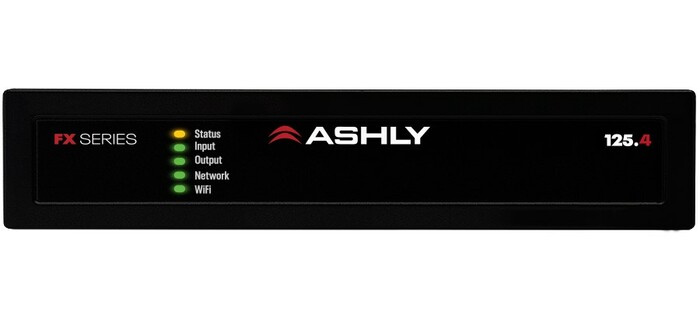 Ashly FX125.4 1/2-Rack Compact 4-Chan Power Amp With DSP