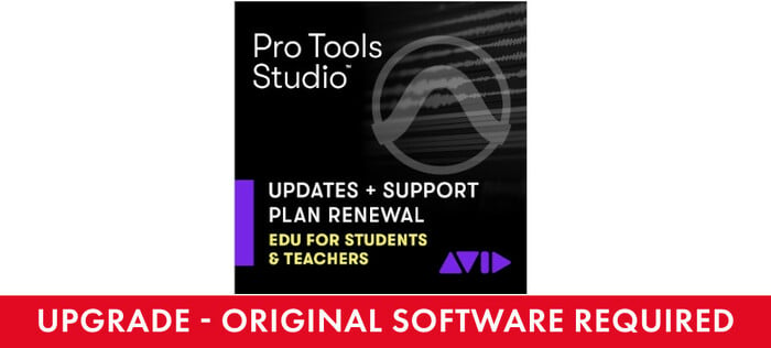 Avid Pro Tools Studio Perpetual Upgrade EDU DAW Perpetual Annual Updates + Support Renewal