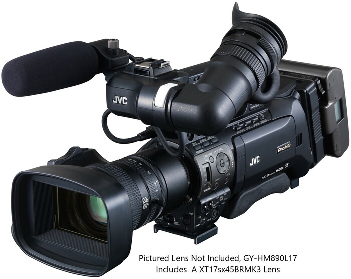 JVC GYHM890L17 ProHD Shoulder Camcorder With Fujinon XT17sx45BRMK3  Lens