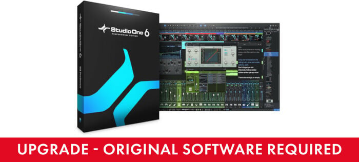 PreSonus Studio One 6 Professional EDU Upgrade EDU DAW Software Professional Upgrade From All Versions Professional/Producer, Virtual