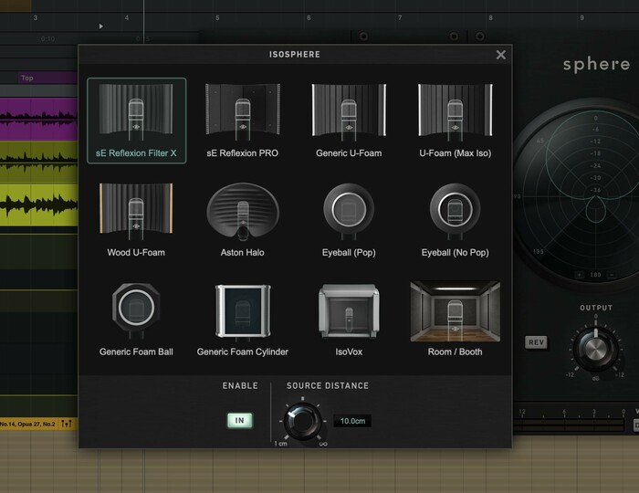 Universal Audio Sphere LX Microphone Modeling System