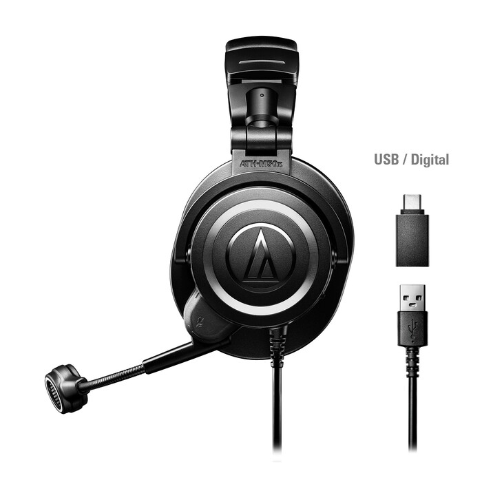 Audio-Technica ATH-M50XSTS-USB StreamSet Streaming Headset With Microphone, USB