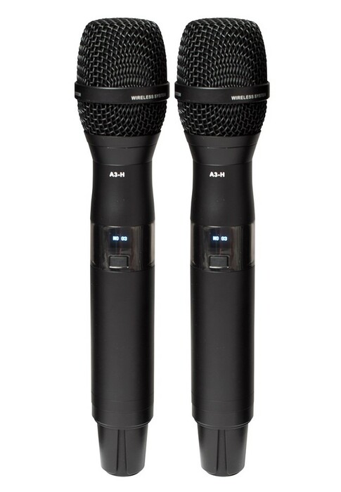 VocoPro BENCHMARK-DUAL-HH 2-Channel Wireless Handheld Mic System