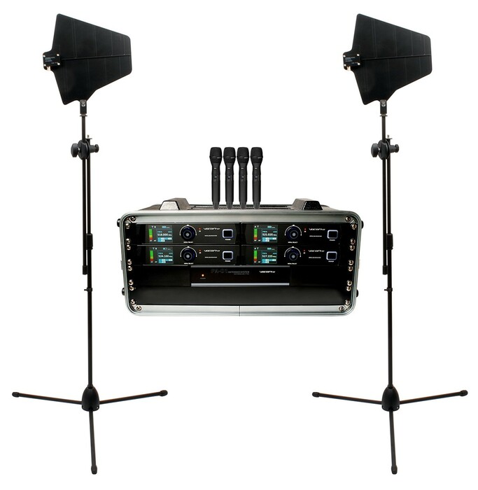 VocoPro BENCHMARK-QUAD-HH 4-Channel Wireless Handheld Mic System