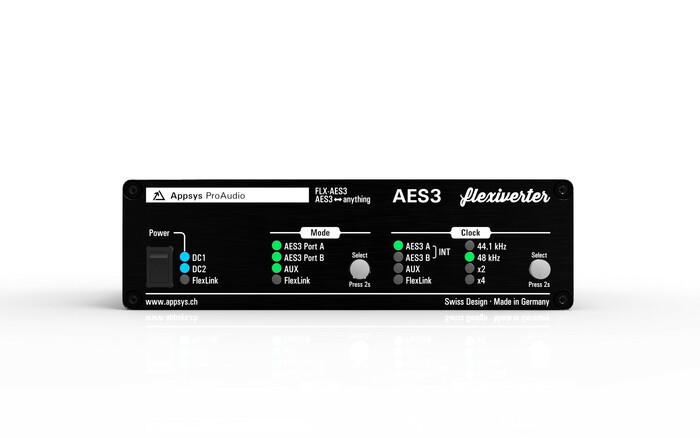 Appsys ProAudio Flexiverter AES3 16x16 Channel Format Converter For AES/EBU