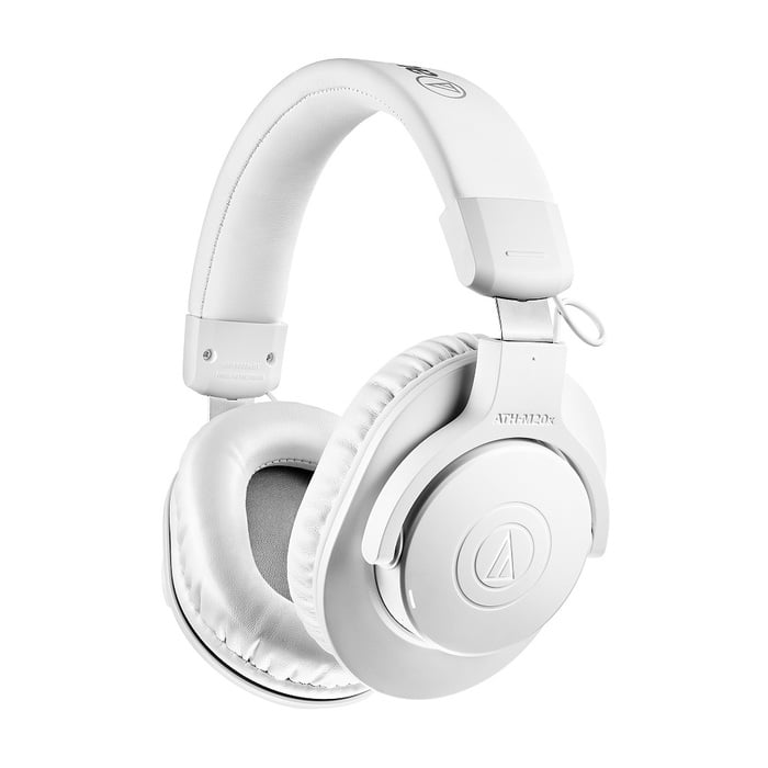 Audio-Technica ATH-M20XBTWH Over Ear Wireless Headphones, White