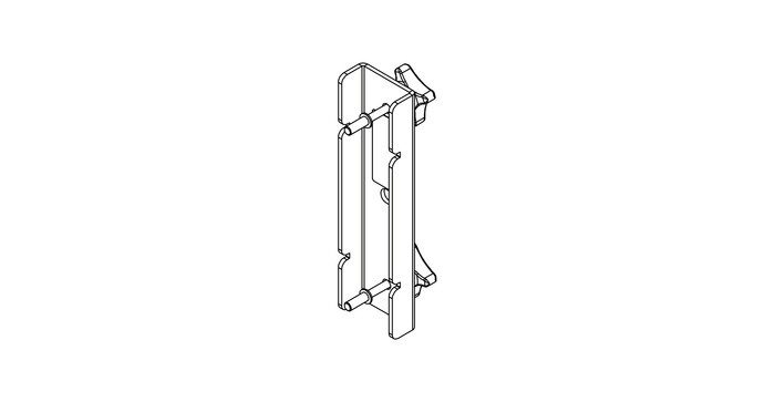 Nexo IDU-TCKBRK84 Truss-clamp Adapter For ID84/ID84L - White