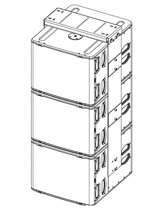 Nexo LNI-3L15 Up To 3xL15 Rigging System