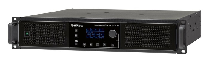 Yamaha PC412-DI 1200 Watt Power Amplifier With Euroblock Connectors And Built In DSP