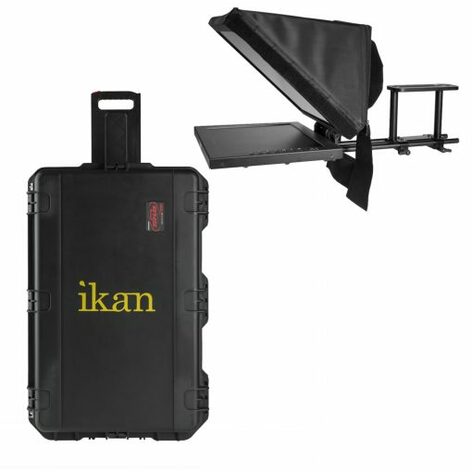 ikan PT3500-HB-TK 15" High Bright Beam Splitter Teleprompter With Hard Case