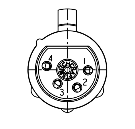 Switchcraft QG4F [Restock Item] 4-pin XLRF QG Insert, Quick Disconnect