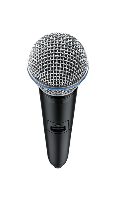 Shure GLXD24R+/B58 Dual Band Vocal System With BETA 58A Microphone And GLXD4R+ Receiver