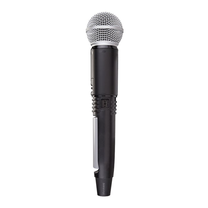 Shure GLXD2+/SM58 Dual Band Handheld Transmitter With SM58 Capsule