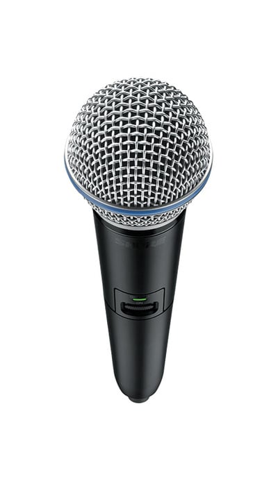Shure GLXD24+/B58 Dual Band Vocal System With BETA 58A Microphone And GLXD4+ Receiver