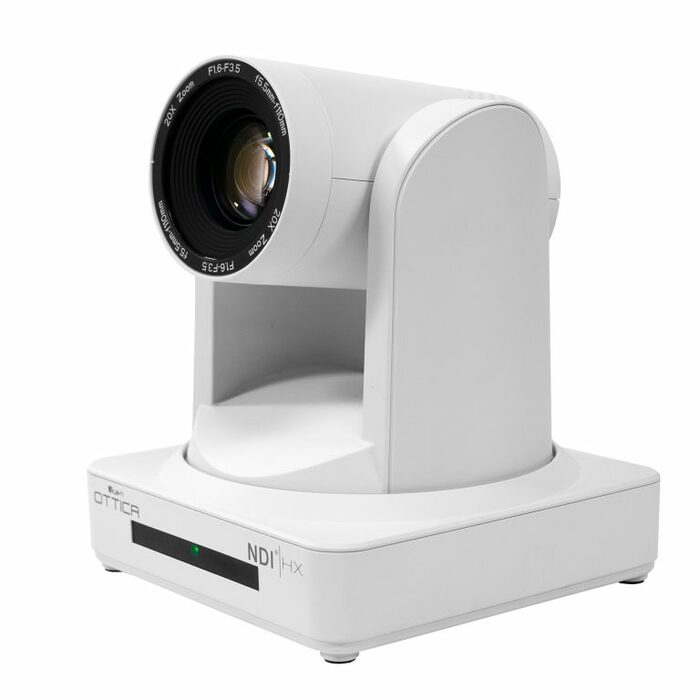 ikan OTTICA-WH NDI HX PTZ Video Camera 20x Optical Zoom POE 1080/60p White