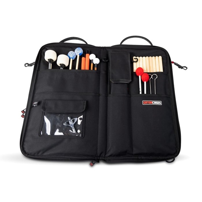 Gator GP-STICKBAG-DLX Deluxe Drumstick Bag With Removable Stick Sleeve