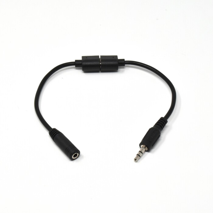 Angry Audio Headphone Disconnector (MINIM-MINIF) 1/8" TRS Male Plug To 1/8" TRS Female Jack