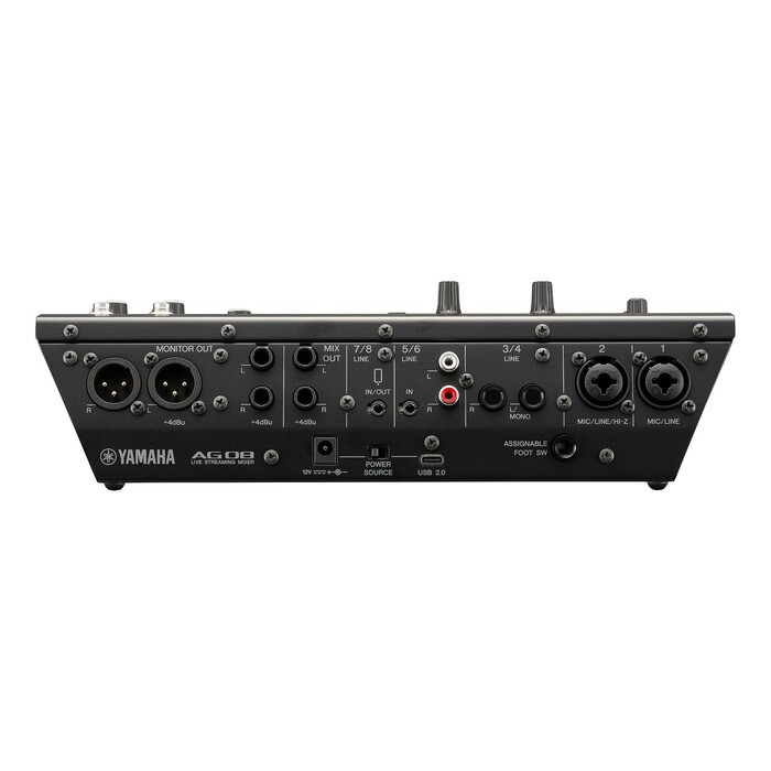 Yamaha AG08 8-Channel Mixer/USB Interface For IOS/Mac/PC