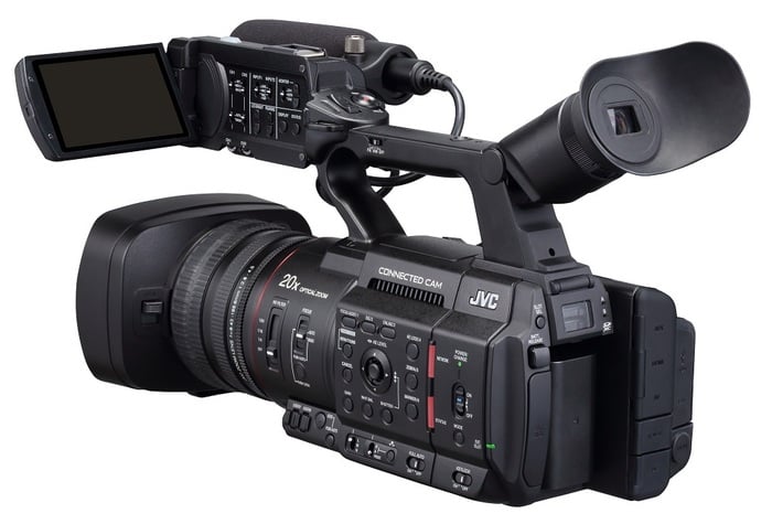 JVC GY-HC500UN 4K Handheld Camcorder With NDI|HX Mode Capability