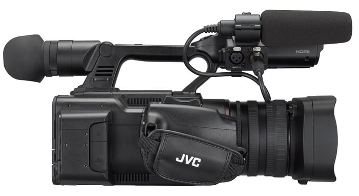 JVC GY-HC500UN 4K Handheld Camcorder With NDI|HX Mode Capability