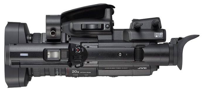 JVC GY-HC550UN 4K Handheld ENG Camcorder With NDI|HX Mode Capability