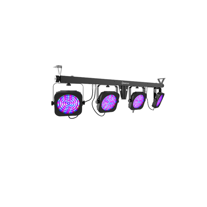 Chauvet DJ 4Bar ILS 4x LED RGB Par Wash Light Solution With Stand And Bag