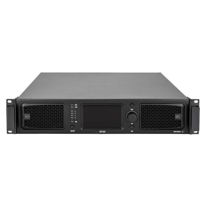 RCF XPS 16K Class D Power Amplifier With DSP 4 X 4,000 W @ 2.7 Ohm RDNET