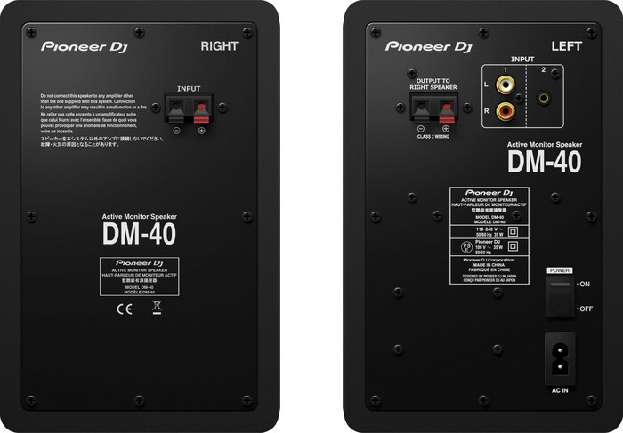 Pioneer DJ DM-40D 4" Desktop Monitor System