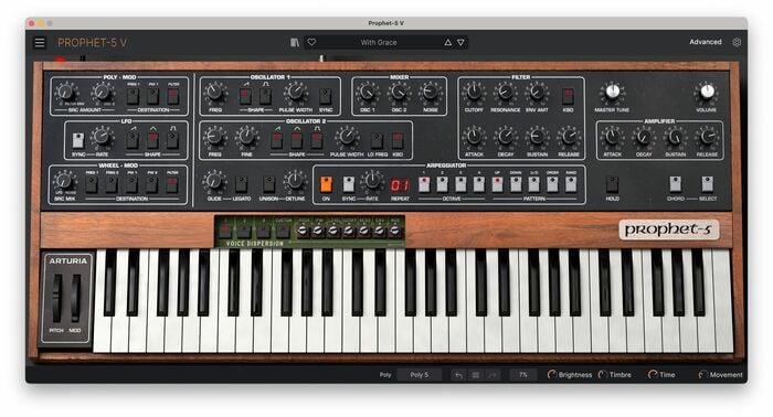 Arturia Prophet - 5 V Analog Production Software Keyboard [Virtual]