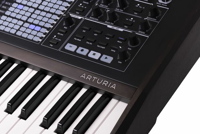 Arturia PolyBrute Noir Edition 61-Key Polyphonic Analog Synth, Special Edition Black