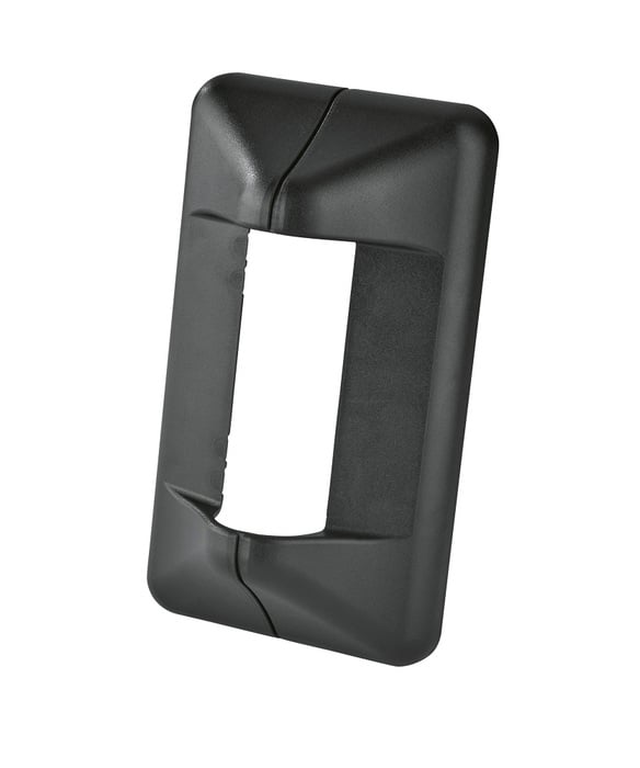 K&M 24463 Cover For Speaker Wall Mount, Black