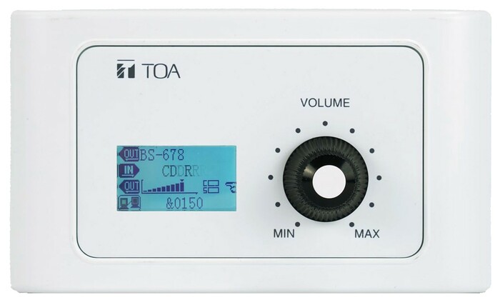 TOA M-800RC-AM Remote Control Panel Powered By RD Port On M-8080D