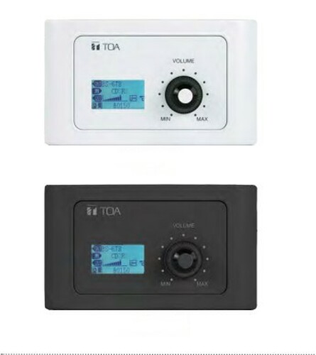 TOA M-802RC-AM Remote Control Panel Plus 2 Audio Output Channels