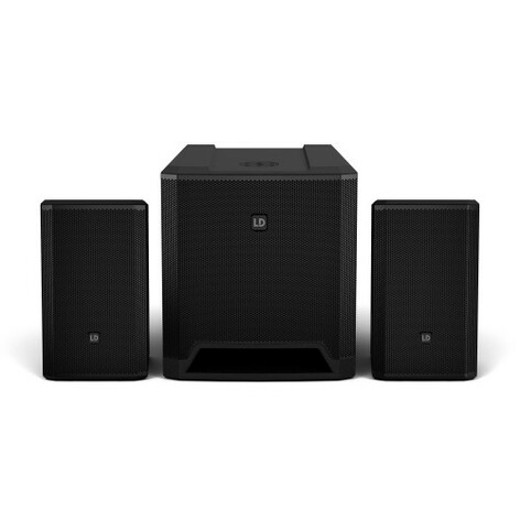 LD Systems DAVE 12 G4X 750W RMS Compact 2.1 Active PA System With Bluetooth And Mixer