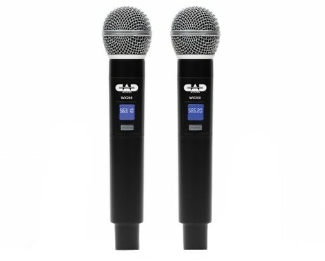 CAD Audio WX200 UHF Dual Handheld Microphone System