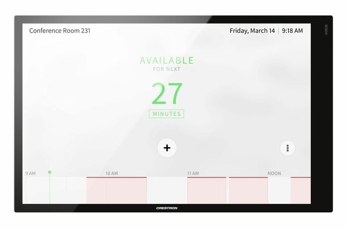 Crestron TSW-1070-GV-S 10.1" Government Version Wall Mount Touch Screen, Black