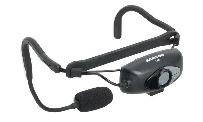 Samson SWC99AH9SQE AirLine 99 Wireless Fitness Headset System With Qe Fitness Mic, Rackmount Receiver