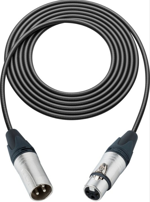 Sescom SC10XXJ Mic Cable, XLRM-XLRF, Black, 10'