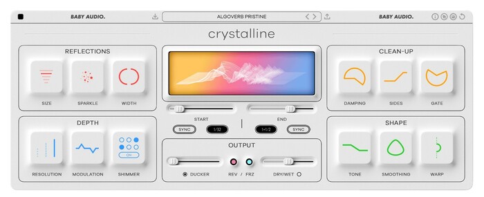 Baby Audio Crystalline Next-Generation Algorithmic Reverb [Virtual]