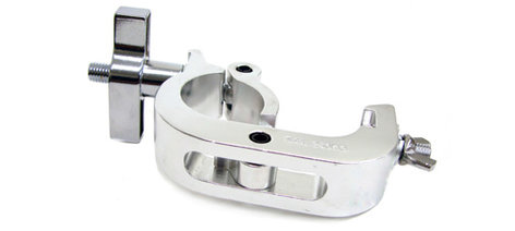 Global Truss Trigger Clamp Heavy Duty Hook Style Clamp For 2" Pipe, Max Load 550 Lbs