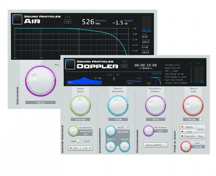 Sound Particles Doppler & Air Movement And Distance Emulation Plug-In Bundle [Virtual]