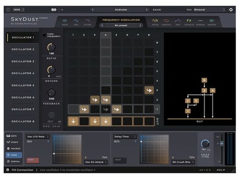 Sound Particles SkyDust Stereo & Binaural Synthesizer Plug-In With Stereo And Binaural Support [Virtual]