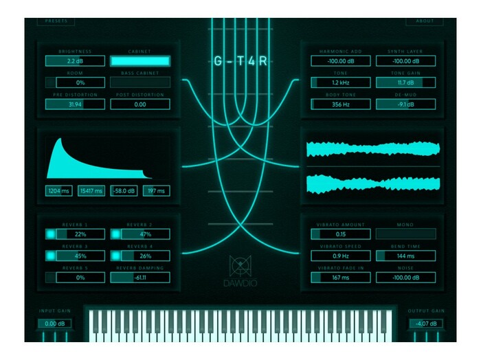 Black Octopus Sound G-T4R Cinematic Guitar-Like Synthesizer [Virtual]