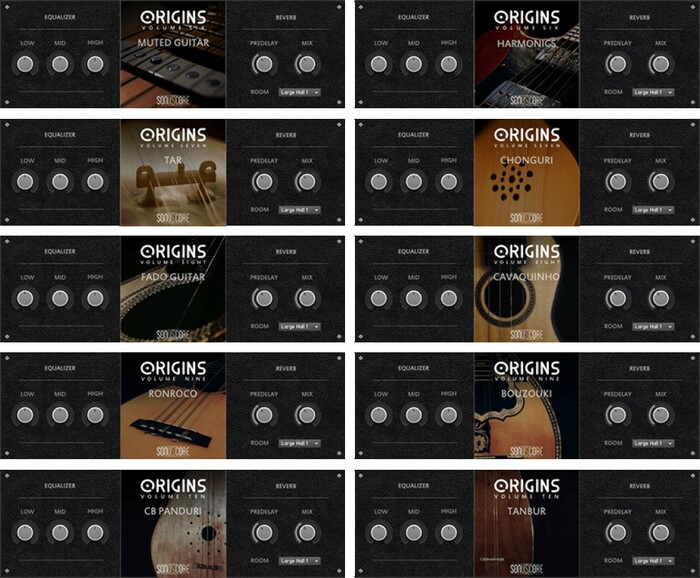 SonuScore Origins Bundle 2 Vol.6-10 Ethnic Instrument Collection [Virtual]