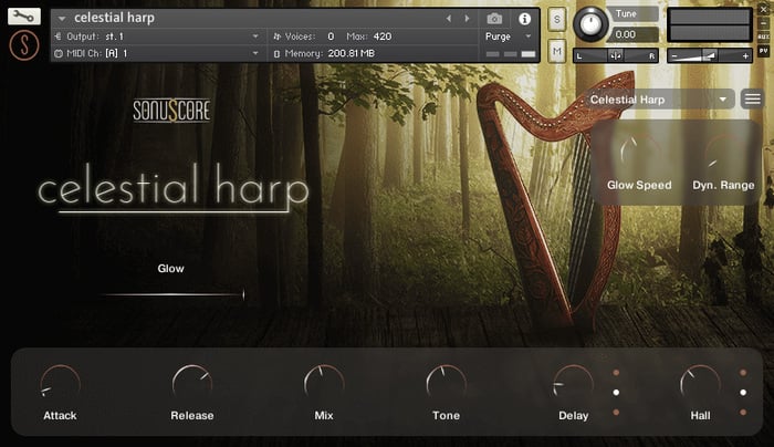 SonuScore Celestial Harp Harp Instrument With Divinely Inspired Sound [Virtual]