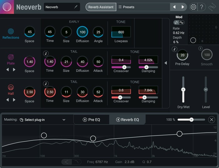 iZotope Neoverb EDU Reverb Plug-In, EDU Pricing [Virtual]