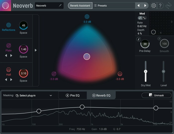 iZotope Neoverb EDU Reverb Plug-In, EDU Pricing [Virtual]