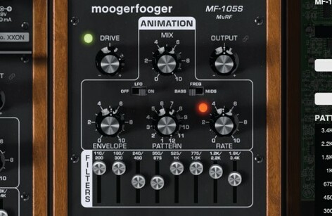 Moog MoogerFooger MF-105S MuRF Multiple Resonant Filter Array Plug-In [Virtual]